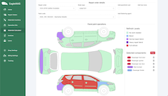 Screenshot from materials calculator